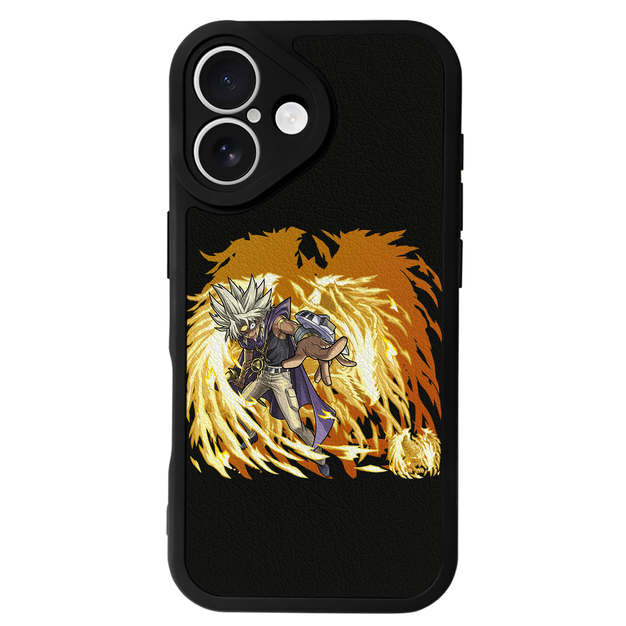 遊☆戯☆王 Yu-Gi-Oh! 【iPhone 16シリーズ対応】シリコンスマホケース（レザー調） 材質：シリコン